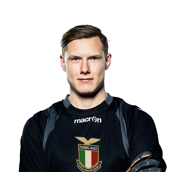 Porträtt av Viktor Sundin, målvakt